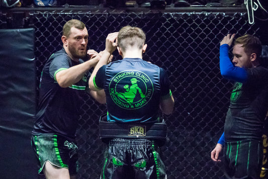 k1 kickboxing guard position demonstration