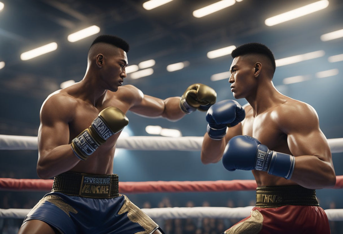 kickboxers in a ring